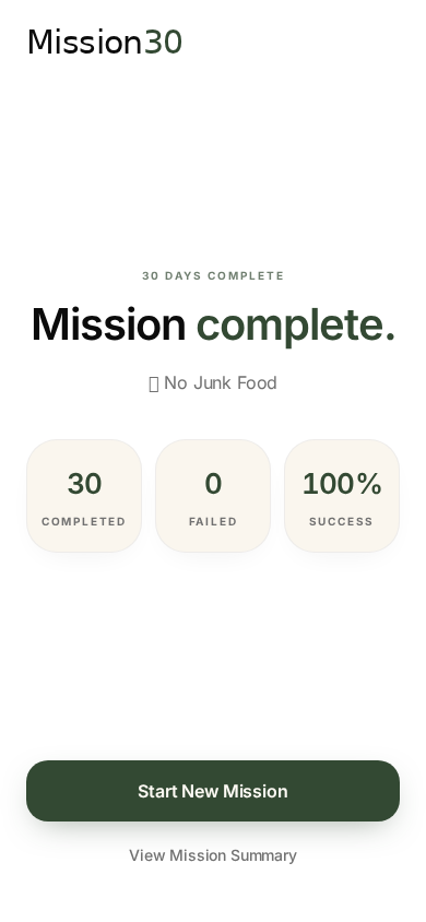 Finish the mission